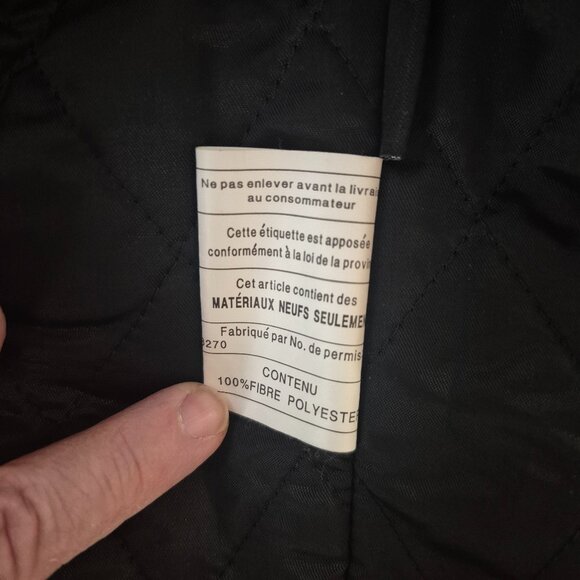 Real leather women jacket - Size S Navy Blue - Picture 5 of 8